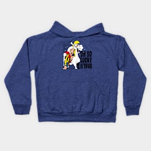 vintage funny 2 Kids Hoodie